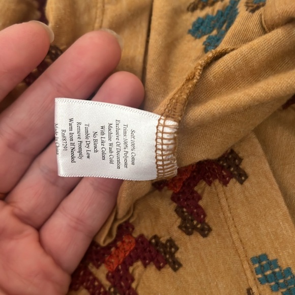 Johnny Was three quarters shirt women’s size medium 100%cotton - Picture 7 of 11